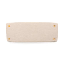 将图像加载到图库查看器中，HERMES Himalayan Handbag Natural/Rouge Vif/Navy Toile H Box Calf Leather
