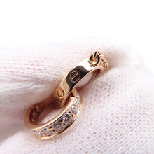 Load image into Gallery viewer, CARTIER Baby Love Semi-Pave NecklaceB7013900 18K Pink Gold
