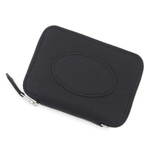 Load image into Gallery viewer, HERMES Macaron Compact Wallet Black Epsom
