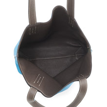 Load image into Gallery viewer, HERMES Double sense Etain/Blue Zanzibar Taurillon Clemence Size 28
