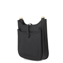 将图像加载到图库查看器中，HERMES Evelyne3 Black Taurillon Clemence Size 23
