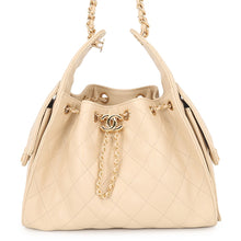 Load image into Gallery viewer, CHANEL CHANEL25 ChainShoulder Bag BeigeAS5293 Caviar Leather Size Small
