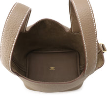 将图像加载到图库查看器中，HERMES Picotin Lock Etoupe Taurillon Clemence Size PM
