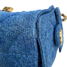 Load image into Gallery viewer, CHANEL CHANEL25 ChainShoulder Bag BlueAS5631-B23556-U7740 Washed Denim Size Mini
