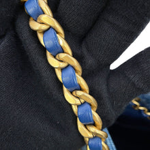 Load image into Gallery viewer, CHANEL CHANEL25 ChainShoulder Bag BlueAS5631-B23556-U7740 Washed Denim Size Mini
