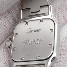 Load image into Gallery viewer, CARTIER Santos Garbe SM H35mm×W24mm Stainless Steel White DialW20017D6
