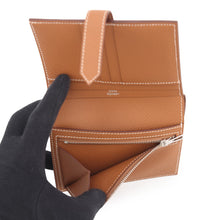 Load image into Gallery viewer, HERMES Bean compact Gold Epsom

