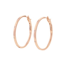 Load image into Gallery viewer, TASAKI Hoop Diamond Earrings 18K Pink Gold
