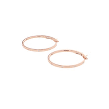 Load image into Gallery viewer, TASAKI Hoop Diamond Earrings 18K Pink Gold
