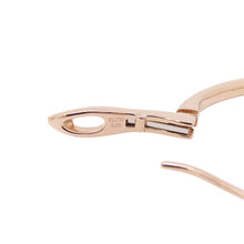 Load image into Gallery viewer, TASAKI Hoop Diamond Earrings 18K Pink Gold
