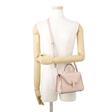 将图像加载到图库查看器中，Valextra Iside Blanket Stitch Cheek PinkWBES0022593VOC99PBM Leather Size micro
