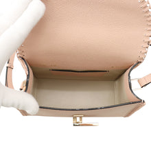 将图像加载到图库查看器中，Valextra Iside Blanket Stitch Cheek PinkWBES0022593VOC99PBM Leather Size micro
