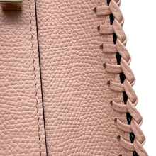 将图像加载到图库查看器中，Valextra Iside Blanket Stitch Cheek PinkWBES0022593VOC99PBM Leather Size micro
