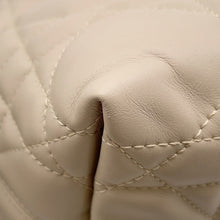 将图像加载到图库查看器中，Dior ToJules Vertical Macrocannage Tote Bag ChalkBeigeM2835OSNW_M79U Lambskin Size Small
