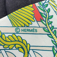 将图像加载到图库查看器中，HERMES Twilly ANIMA POLIS Blanc/Vert/Rose Silk100%
