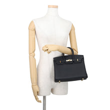 将图像加载到图库查看器中，HERMES Birkin Black Togo Leather Size 25
