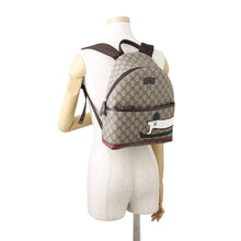 Load image into Gallery viewer, GUCCI GG Supreme Children's Backpack Dog Beige782708 PVC Leather
