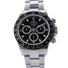 将图像加载到图库查看器中，ROLEX Cosmograph Daytona W40mm Stainless Steel Black Dial116500LN
