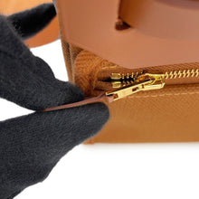 将图像加载到图库查看器中，HERMES Herbag zip Fove Toile H Vache Hunter Leather Size Mini
