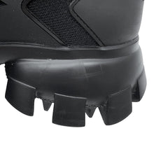 Load image into Gallery viewer, PRADA Cloud Bust Thunder Knit Fabric Sneakers Black2EG293 Polyester69% Nylon31% Size 7 1/2

