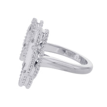 Load image into Gallery viewer, Van Cleef &amp; Arpels Magic Alhambra Entre Le Door Ring Size 52/#12VCARN05652/VCARN05600 18K White Gold
