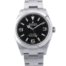 Load image into Gallery viewer, ROLEX ExplorerI W39mm Stainless Steel Black Dial214270
