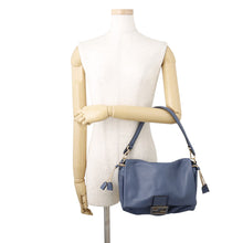 Load image into Gallery viewer, FENDI Mamma bucket Blue8BR833 Leather

