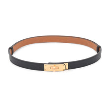 Load image into Gallery viewer, HERMES Kelly belt Black Epsom
