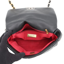 Load image into Gallery viewer, CHANEL CHANEL19 ChainShoulder Bag BlackAS1160 Lambskin
