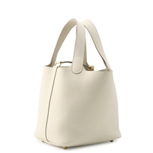 将图像加载到图库查看器中，HERMES Picotin Lock Craie Taurillon Clemence Size PM
