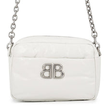 Load image into Gallery viewer, BALENCIAGA Monaco Camera Bag White806459 Leather Size XS
