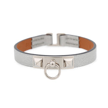 将图像加载到图库查看器中，HERMES Bracelet Mini Rival Size T2 Argent Chevre Shamqila
