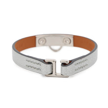 将图像加载到图库查看器中，HERMES Bracelet Mini Rival Size T2 Argent Chevre Shamqila
