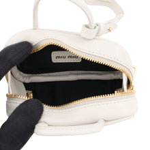 Load image into Gallery viewer, MIUMIU Micro Bag Bag Charm Ivory5NR036 Leather
