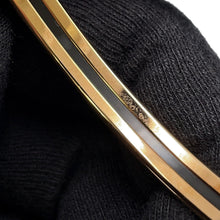 Load image into Gallery viewer, HERMES Uni Bangle Size 65 LilasH240001F Gold Plated Enamel
