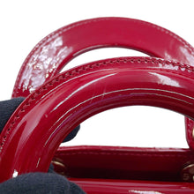 Load image into Gallery viewer, Dior Lady Dior 2WAYHandbag Cherry RedM0505OWCB_M323 Patent Calf Leather Size Mini
