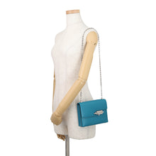 Load image into Gallery viewer, HERMES Veru Blue Izmir Tadelakt Leather Size Mini
