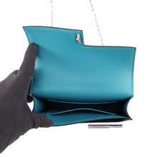 Load image into Gallery viewer, HERMES Veru Blue Izmir Tadelakt Leather Size Mini
