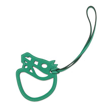 将图像加载到图库查看器中，HERMES Petit Ash Bag Charm Paddock Menthe Swift Leather

