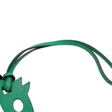 将图像加载到图库查看器中，HERMES Petit Ash Bag Charm Paddock Menthe Swift Leather
