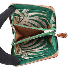 将图像加载到图库查看器中，HERMES Azap compact silk in Gold Epsom
