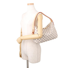 将图像加载到图库查看器中，LOUIS VUITTON Slouchy Shoulder Bag BeigeN00116 Damier Azur Size PM
