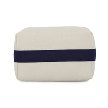 Load image into Gallery viewer, HERMES BRIDE A BLACK CABRIO Gris Perle/Navy Canvas Size GM
