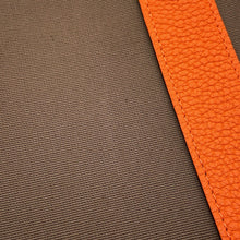 将图像加载到图库查看器中，HERMES Garden Party Etoupe/Orange Toile Officier Negonda Leather Size TPM
