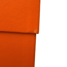 将图像加载到图库查看器中，HERMES Garden Party Etoupe/Orange Toile Officier Negonda Leather Size TPM
