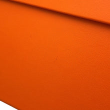将图像加载到图库查看器中，HERMES Garden Party Etoupe/Orange Toile Officier Negonda Leather Size TPM
