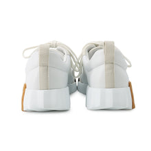 Load image into Gallery viewer, HERMES Bounce Sneakers White/Ivory Calf Leather suede Size 36.5
