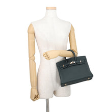 Load image into Gallery viewer, HERMES Birkin Vert Rousseau Togo Leather Size 25
