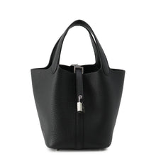 Load image into Gallery viewer, HERMES Picotin Lock Black Taurillon Clemence Size PM
