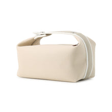 将图像加载到图库查看器中，HERMES Brid a Black Beige Canvas Size PM
